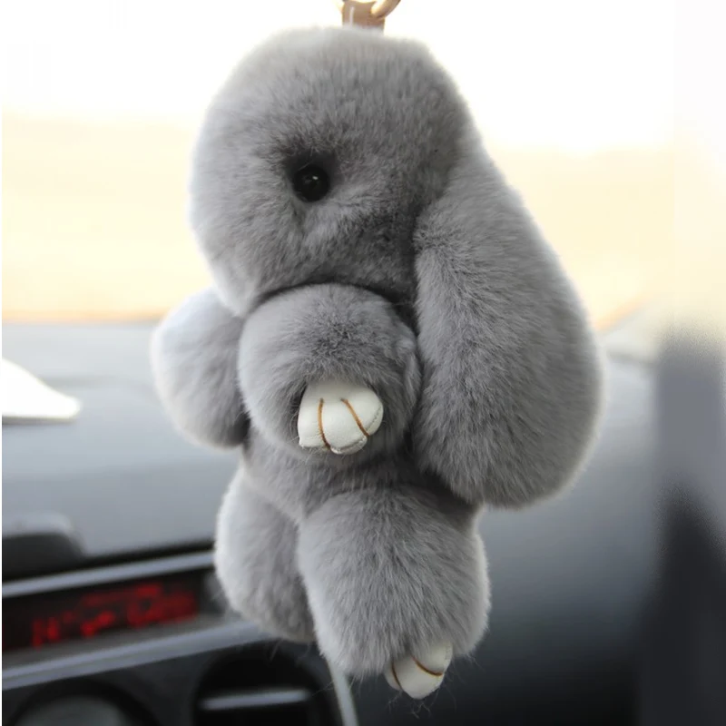 

Real fur Rex rabbit fur rabbit pendant