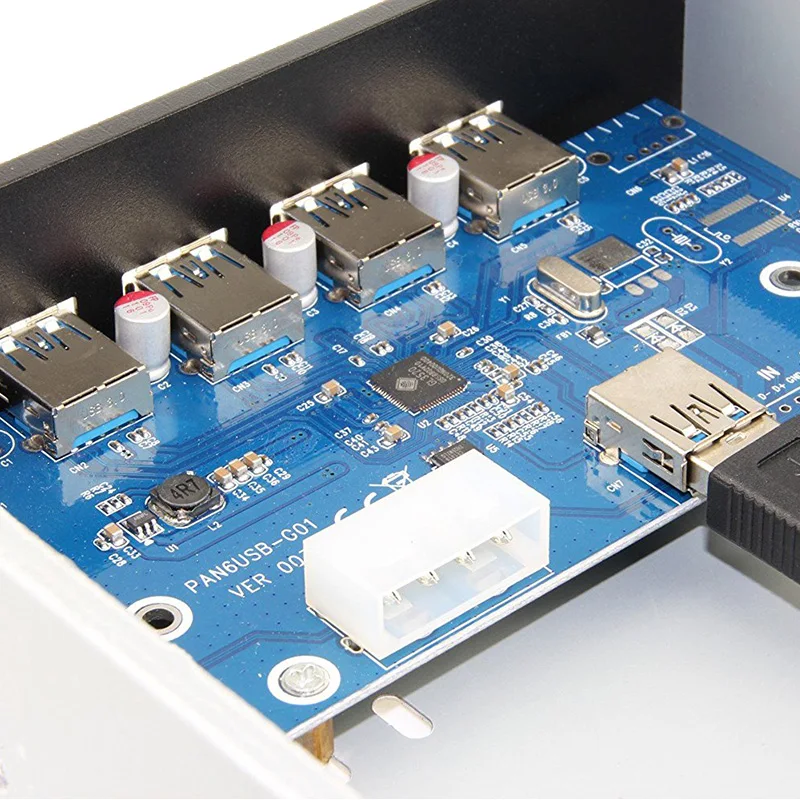 En-Labs 2/4/7 Порты и разъёмы USB 3,0 5,2" Внутренний CD-ROM спереди Панель концентратор, USB 3,0 Тип(мама) Материнская плата USB 20 Сплиттер pin-код