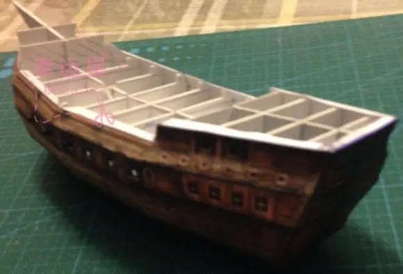 DIY Ручная работа 3D бумажной модели парусного корабля Кларка в век большой навигации в 15 век
