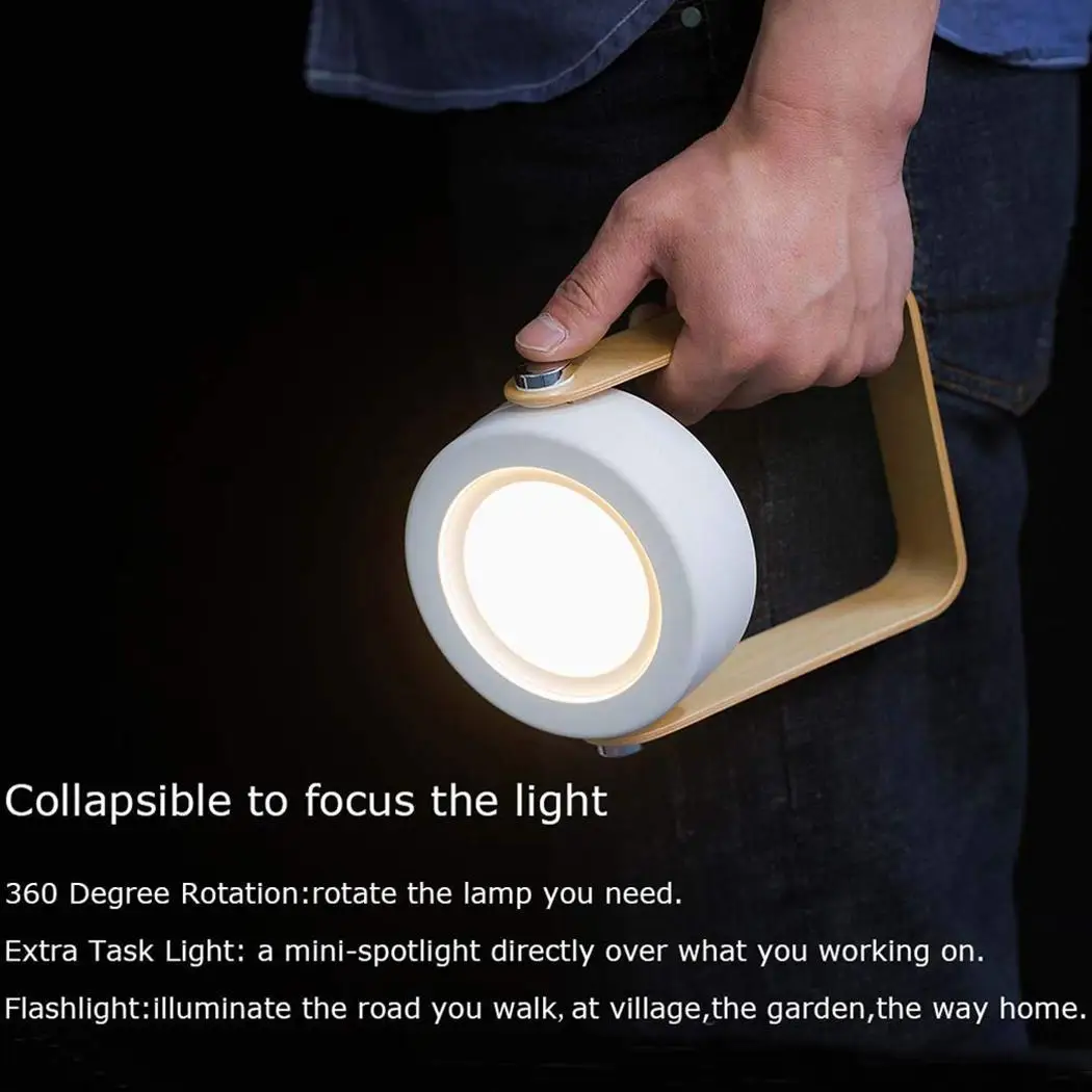 Фонарь для кемпинга портативный usb зарядный стол приглушенный Ночной светильник