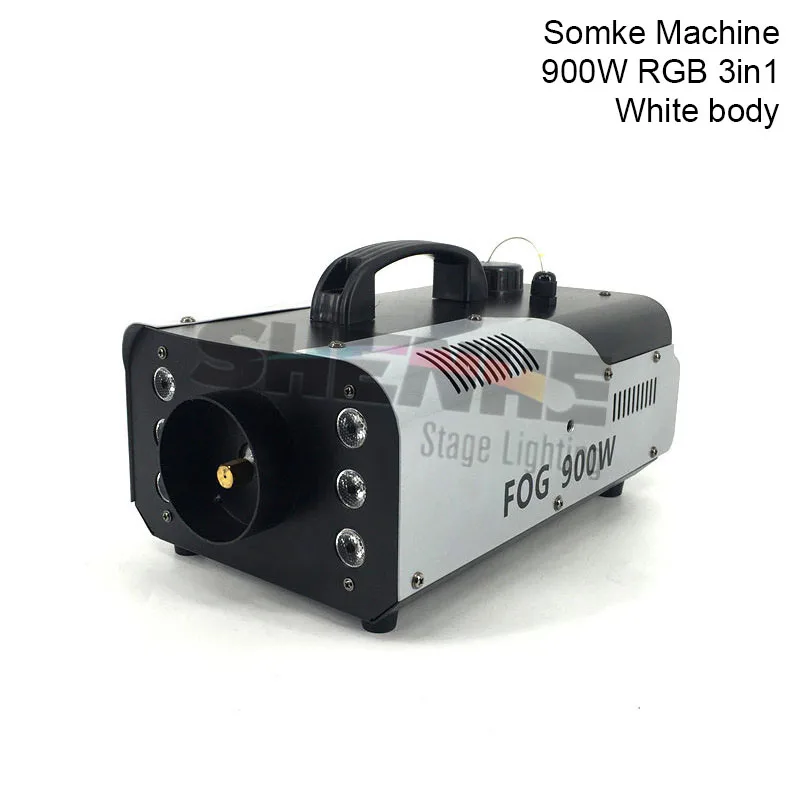 Дымовая машина 3000 Вт DMX512 проводная и Беспроводная дистанционная DJ/бар/вечерние/шоу/сценический светильник профессиональное оборудование для сцены Dj - Цвет: 900W RGB 3IN1