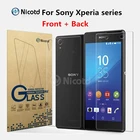Nicotd 2 шт.лот закаленное стекло для Sony Xperia Z1 Z3 Z5 Compactmini Z3 Z1 z2 Z z4 Z5 Premium, защитная пленка для экрана