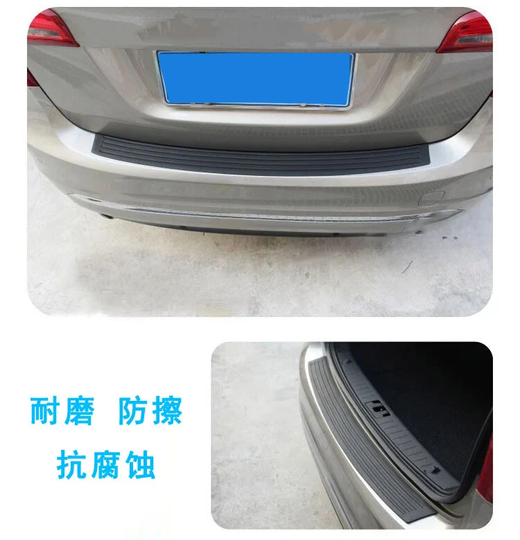 Защитная крышка порога против потертостей для заднего бампера автомобиля
