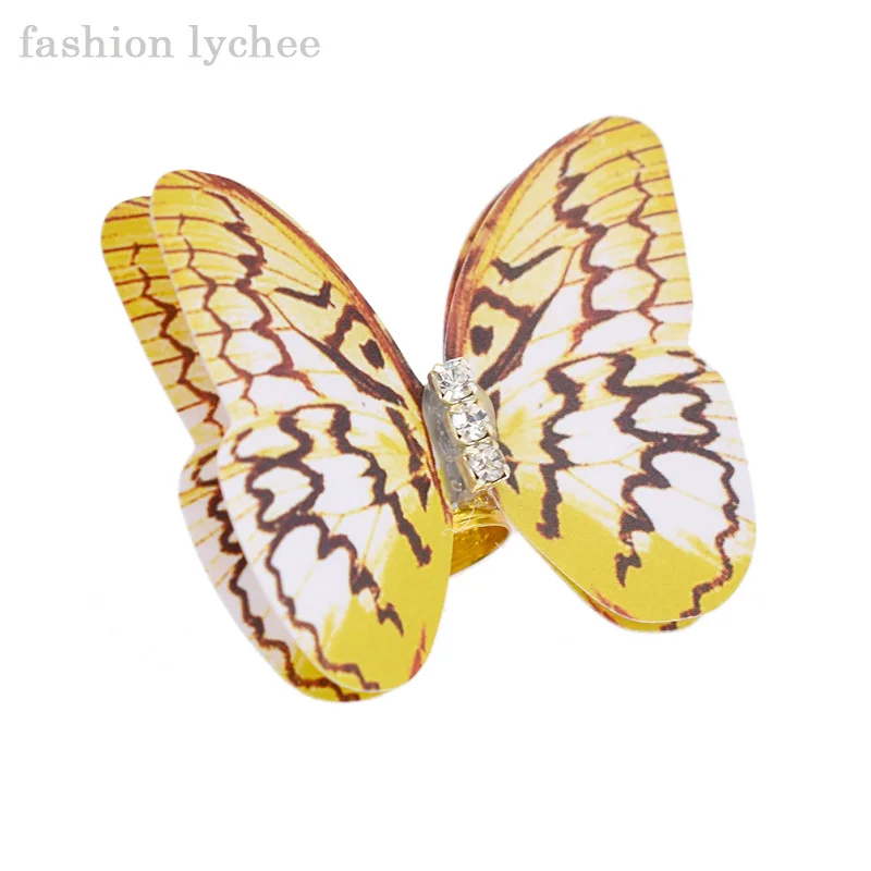 Модный Личи 10 шт. случайных цветов красивые бабочки из бисера дредов плетеные