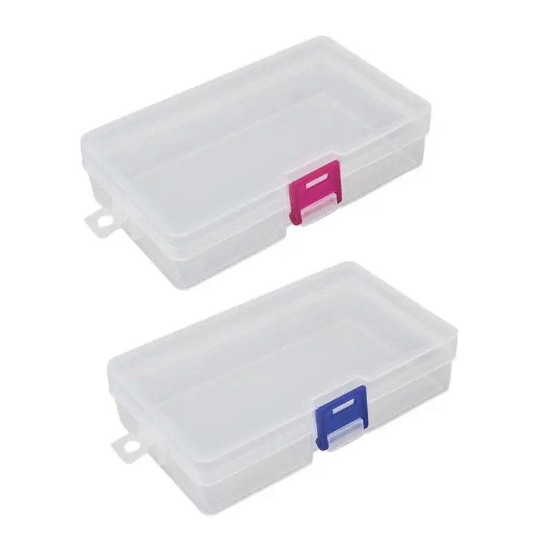Прозрачный ящик для хранения сверл дизайна ногтей пластиковый органайзер