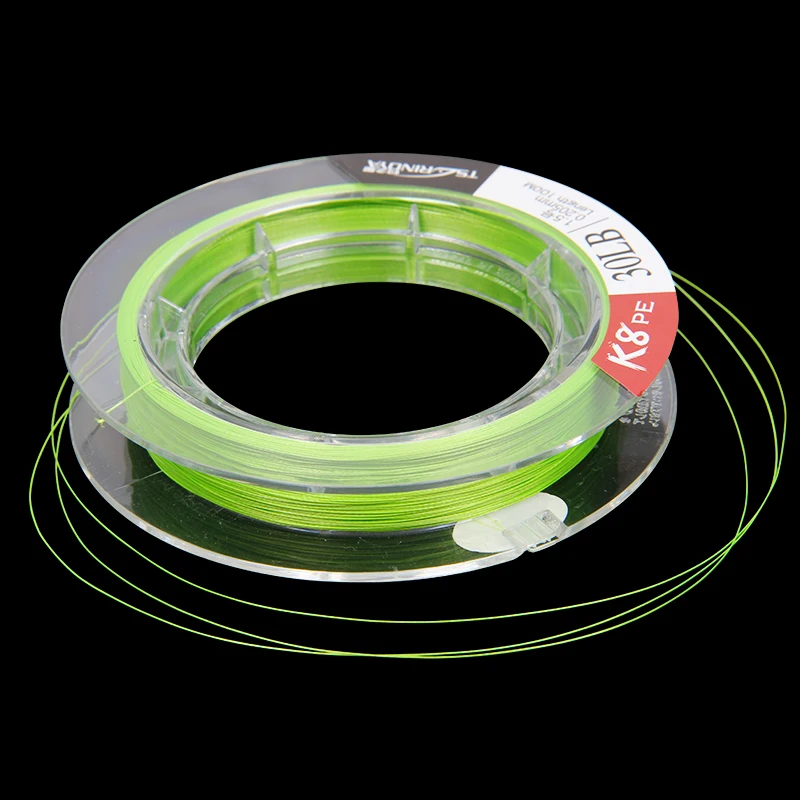 NEW TSURINOYA K8 100m Arrival 100M 8 Strands Braided Wire PE Line Super Strong Smooth line Japan raw wire fishing | Спорт и
