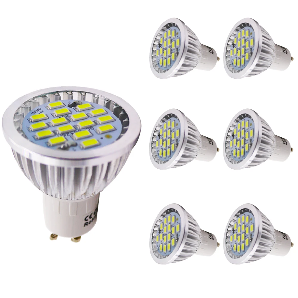 GU10 5 W SMD 2835 Высокое качество гарантия светодиодный светодиодные лампы теплый