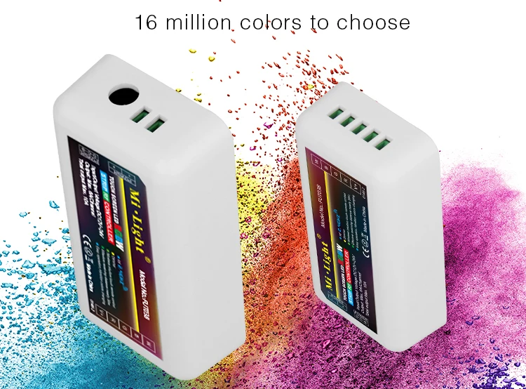 4 зоны FUT038 6A/канал MiLight 2 г RF Беспроводной с меняющимися RGB цветами RGBW светодиодный
