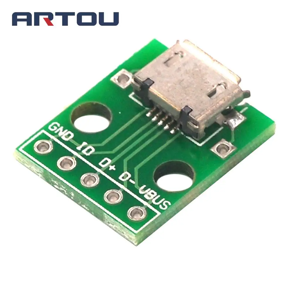 5 шт. модуль источника питания для прорыва Micro USB интерфейс адаптер плата 5V Breakout |