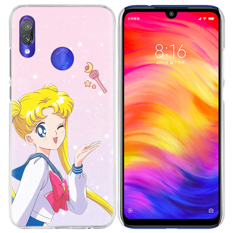 Чехол для телефона Sailor Moon Аниме Girl для Xiao mi Red mi Go Note 7 6 6A Pro S2 5 5A 4X mi A1 A2 9 mi x 3 5G 8 lite Play
