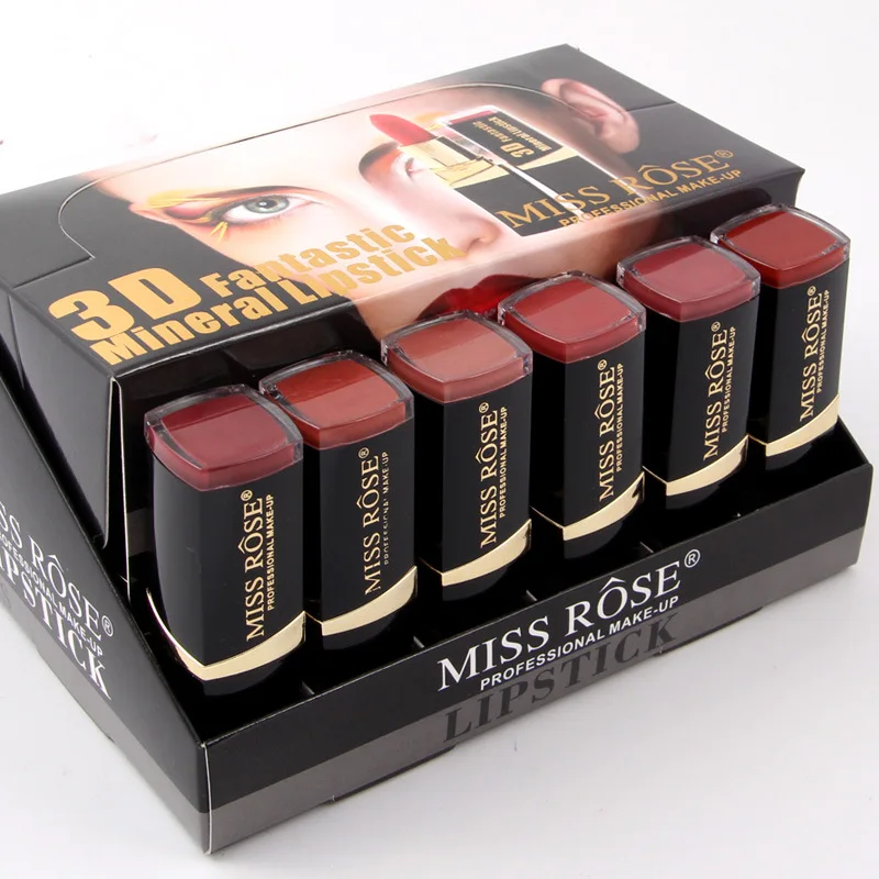 Бренд miss rose, 42 цвета, водостойкая матовая бархатная губная помада batom, красная Увлажняющая губная помада телесного цвета, ТИНТ, Уход за губами, макияж