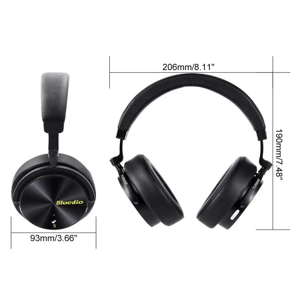Bluedio T5 наушники с активным шумоподавлением беспроводная bluetooth гарнитура