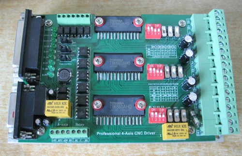 CNC engraving machine control panel 3A axis drive plate with radiator TB6560 | Электронные компоненты и