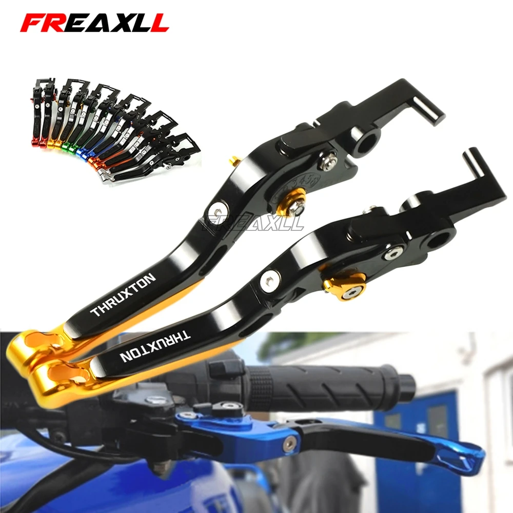 Рычаги тормозные алюминиевые для мотоцикла TRIUMPH thruxстон R 2004 2018 CNC Складные