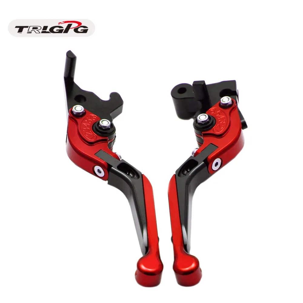 Brake Clutch Levers For Bajaj Pulsar 200 NS/200 RS/200 AS Retro Lever Extendable Folding Lever Motorcycle Accessories Adjustable - Цвет: ABA RED