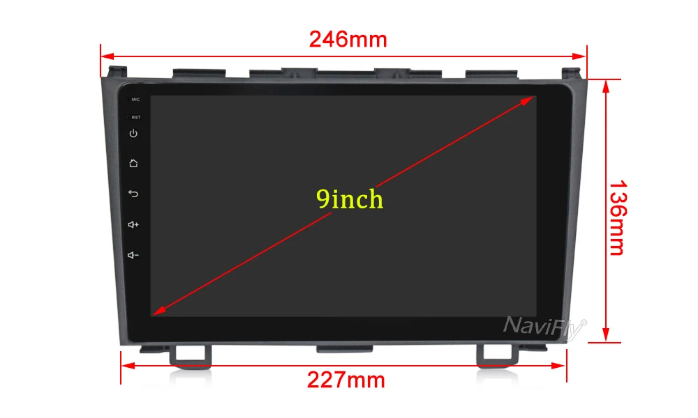 Новинка! " Android 8,1 автомагнитола gps навигация для Honda CRV 2007 2008 2009 2010 2011 BT wifi RDS SWC 1024*600 плеер мультимедиа