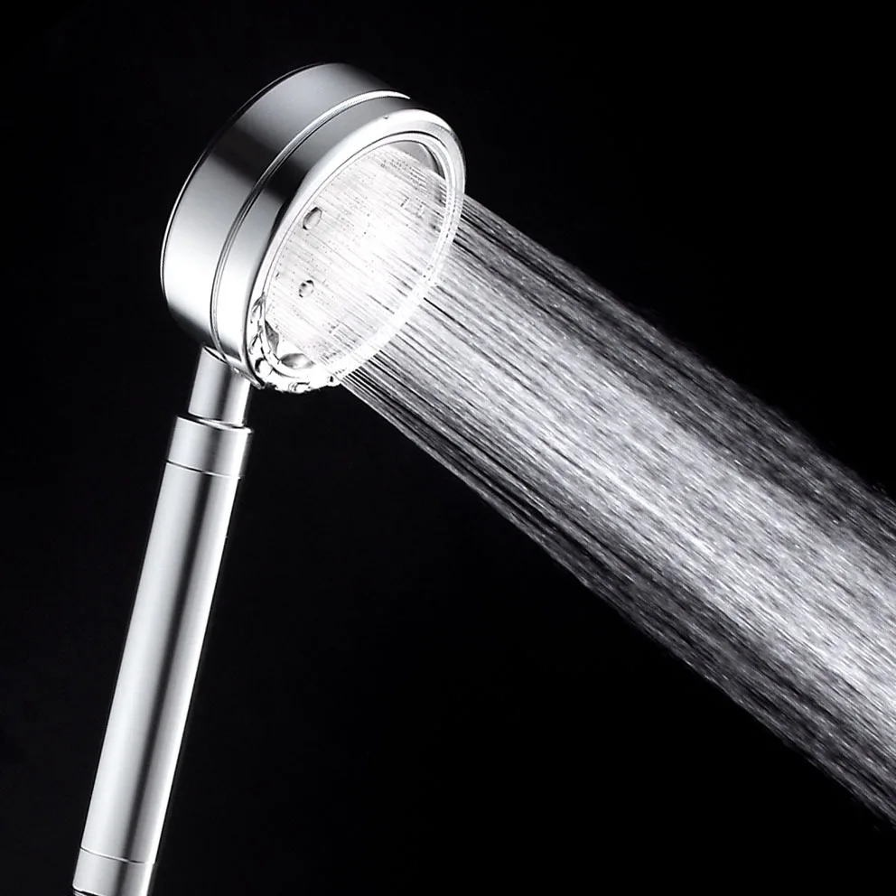 

High Quality Aviation Aluminum Pressurize Water Saving Bath Shower Handheld Shower Head