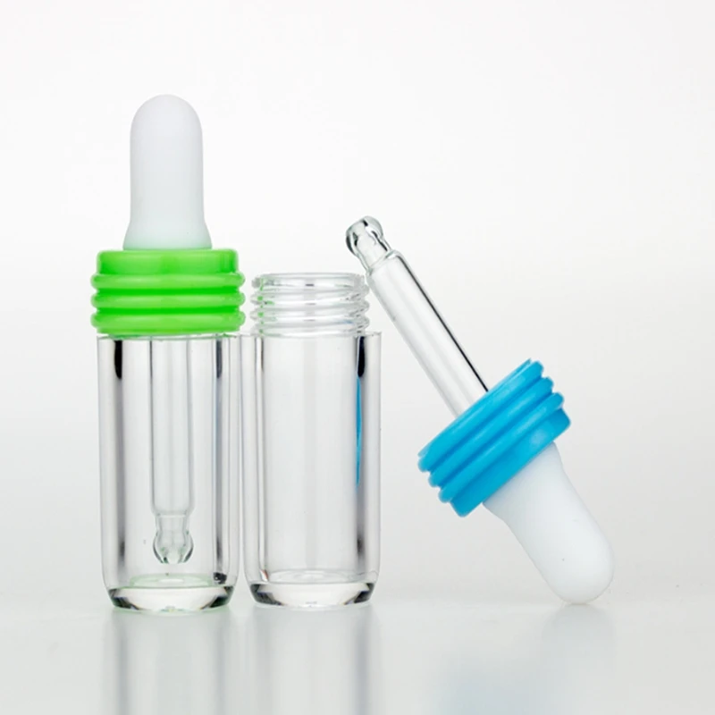 1000 шт./лот быстрая доставка 3 мл акриловая капельница пустые бутылки с эссенцией
