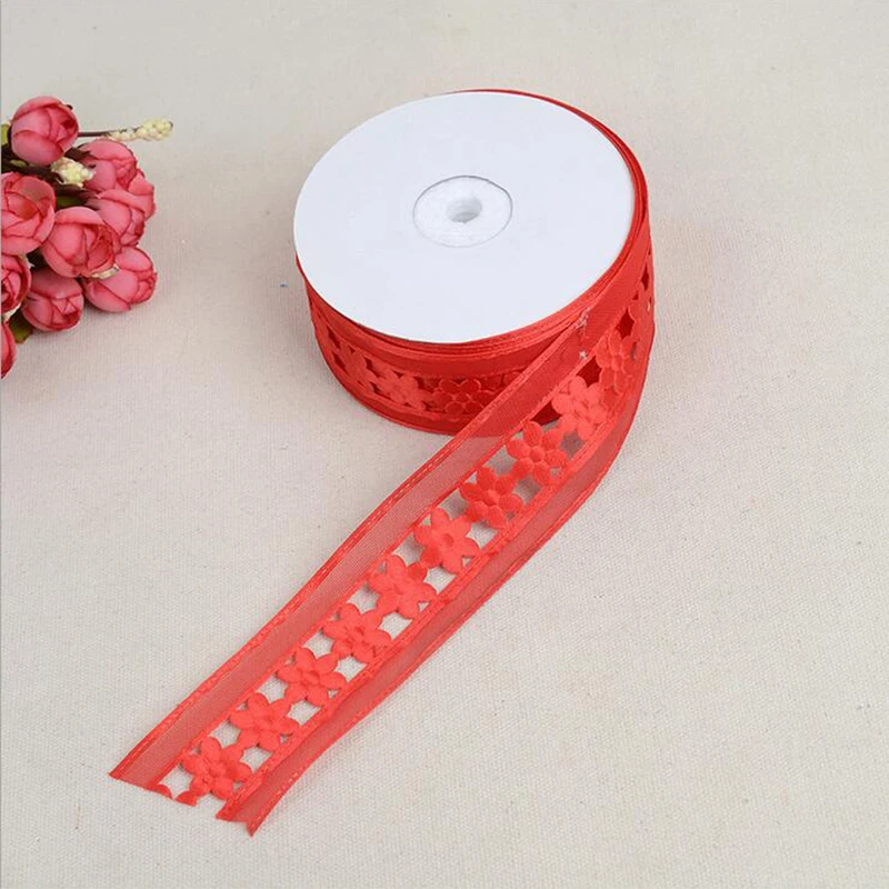 Лента из органзы однотонная лента атласная 38 мм для самостоятельной упаковки