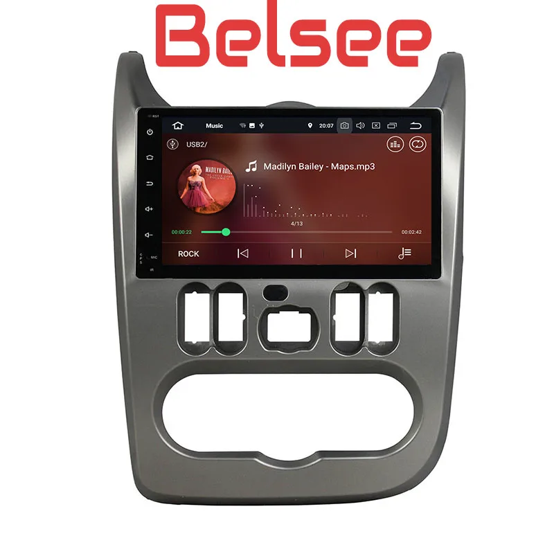 Автомагнитола Belsee 9 &quotIPS экран Восьмиядерный 4 Гб PX5 Android 8 стерео GPS Bluetooth Авторадио