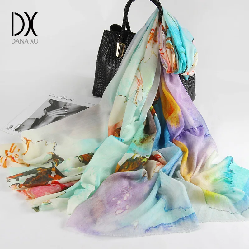 Зимний роскошный брендовый клетчатый кашемировый шарф женский одеяло большого