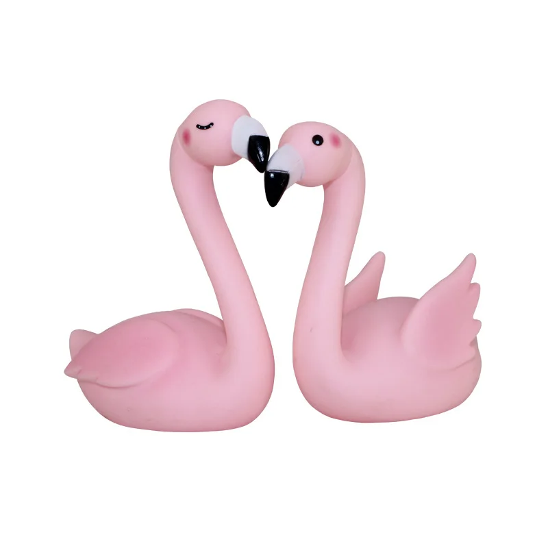 

Flamingo Cake Decoration New Creative Silicone Crafts Baking Cake Decoration Large Powder Swan DIY Decoration
