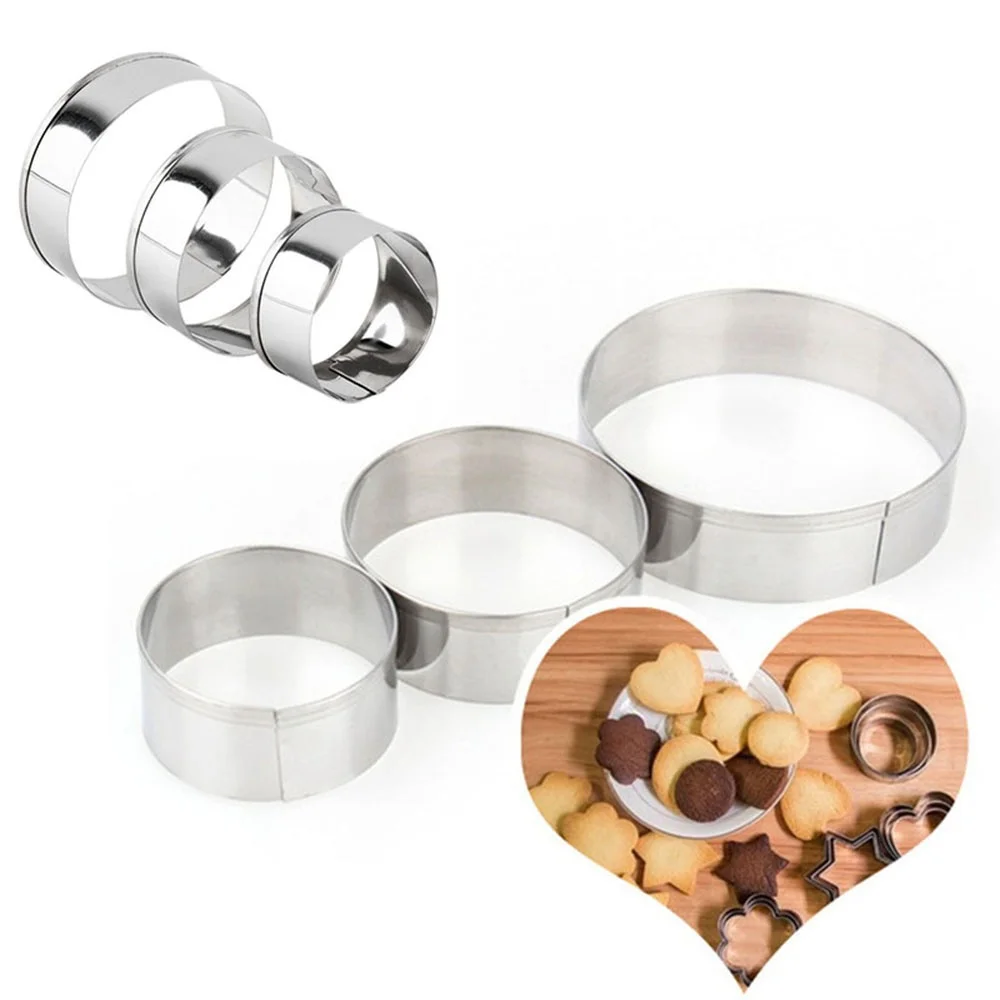 Комплект из 3 предметов регулируемый круглый форма для выпечки тортов