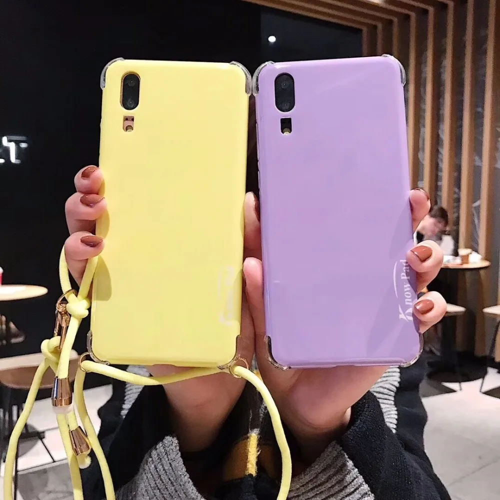 Zxtrby Новый карамельный цвет анти-стук чехол для телефона huawei Honor10 P20 Pro Mate20 мягкий