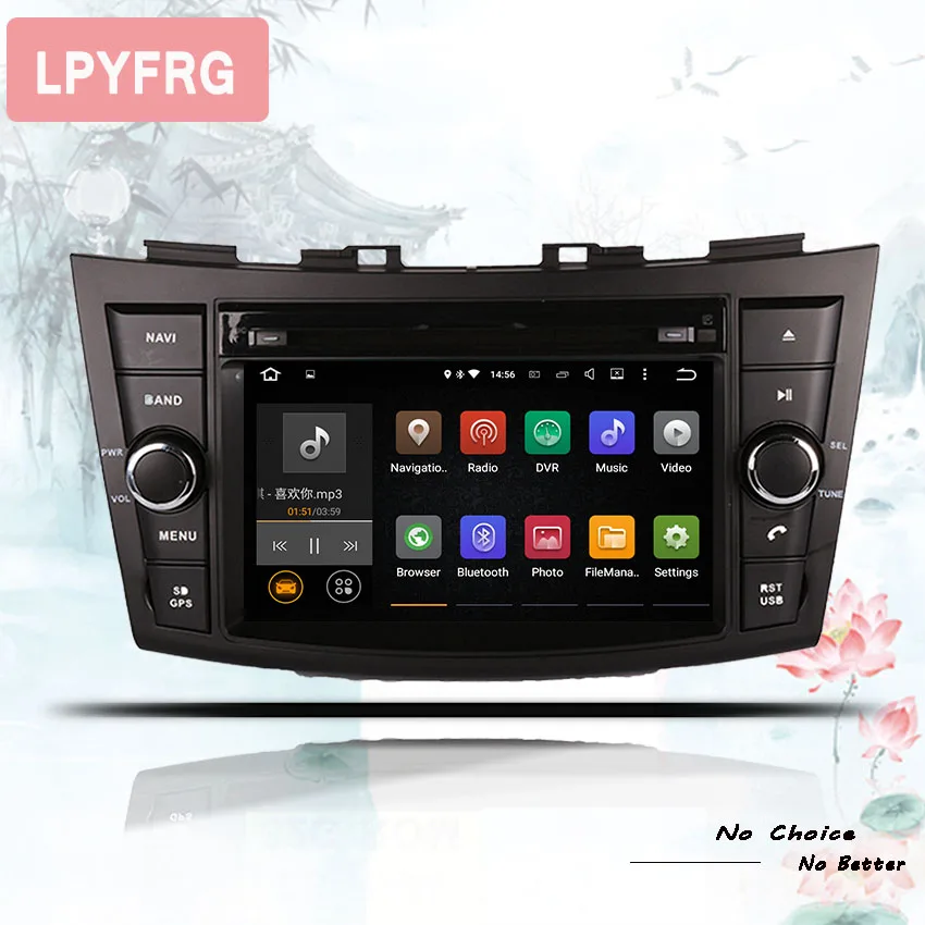 RAM 4GB android 10 0 автомобильный dvd-плеер для SUZUKI SWIFT 2011-2016 с 3/4G Хост GPS навигация Bluetooth IPOD