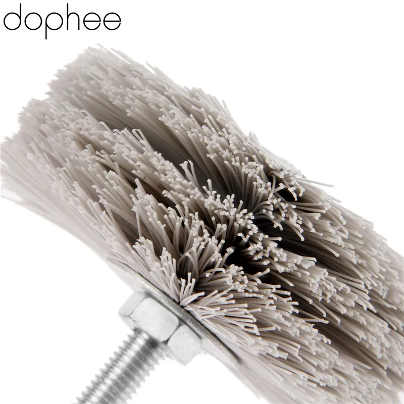 dophee Dremel Accessories Nylon Wheel Brush Wood Metal Polishing Buffing Grinding 320# 400# 600# for Drill Rotary Tool *3 | Инструменты