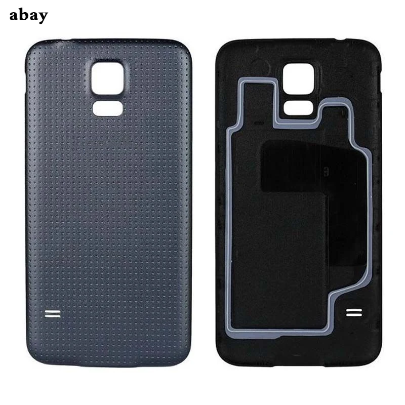 Высокое качество задняя крышка батареи для samsung Galaxy S5 i9600 G900 задняя крышка корпуса батарейного отсека чехол запасные части
