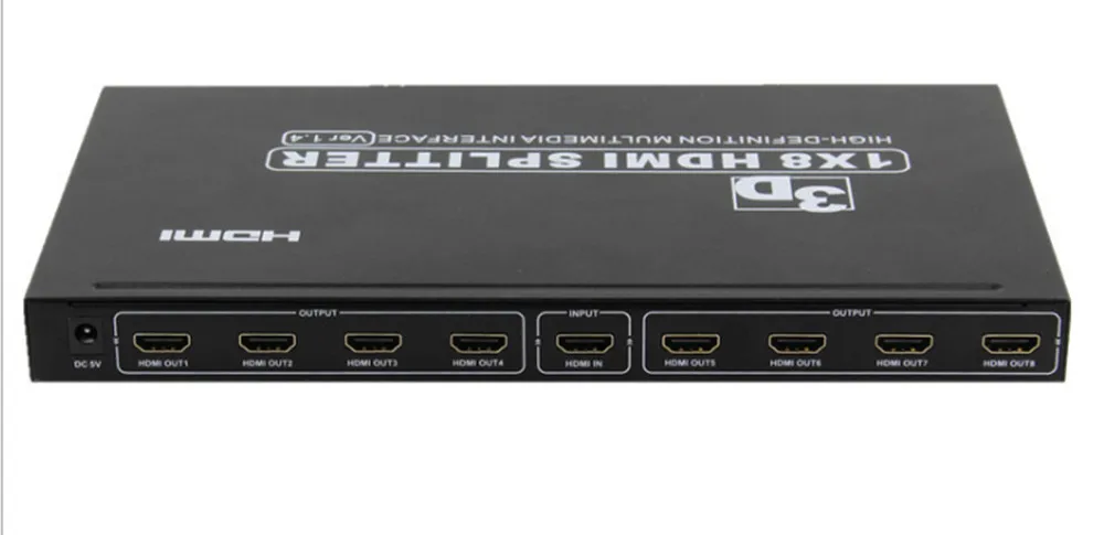 HDMI 1 4 версия разветвитель один на восемь 4K 1X8 8 в разветвитель|KVM-переключатели| |