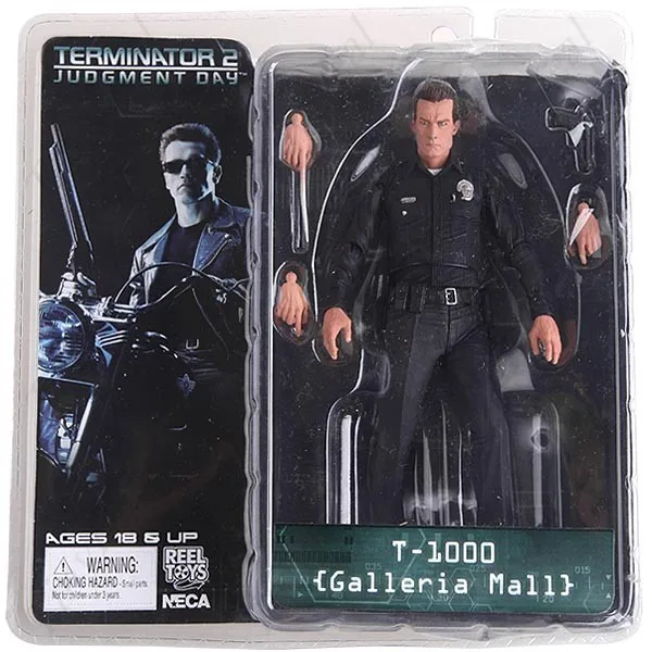 Movie Figura 18 CM Terminator 2 Action Figure Mall PVC Da Collezione Giocattolo Modello | Игрушки и хобби