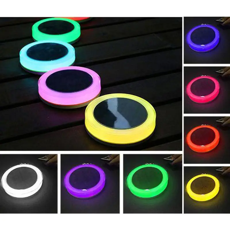 Открытый 24-светодиодный RGB водонепроницаемый солнечный светильник с ИК-пультом