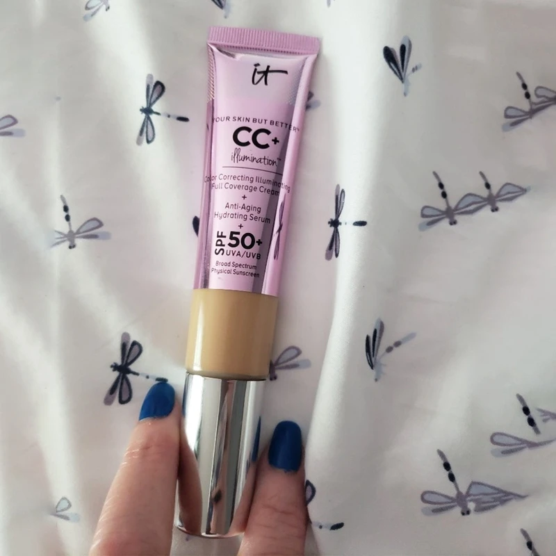 Консилер Для Лица it cosmetics CC + крем с подсветкой SPF 50 полное покрытие средней или