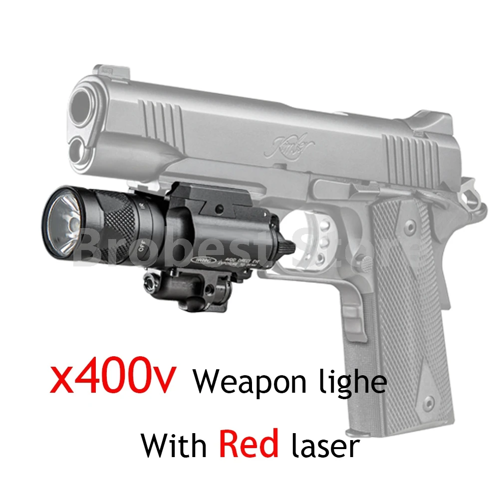 Тактический Пистолет X400V комбинированный красный лазер