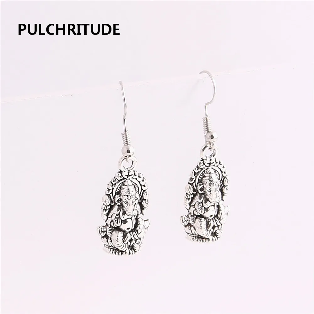 PULCHRITUDE 20 шт./лот металлический сплав цинк Будда подвеска подвески серьги сделай