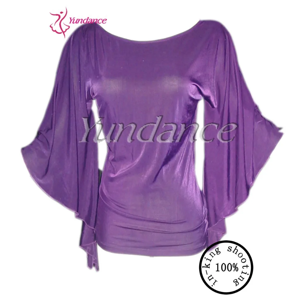 

T-80 Purple Professional Customize New Ballroom Dance Top 2016