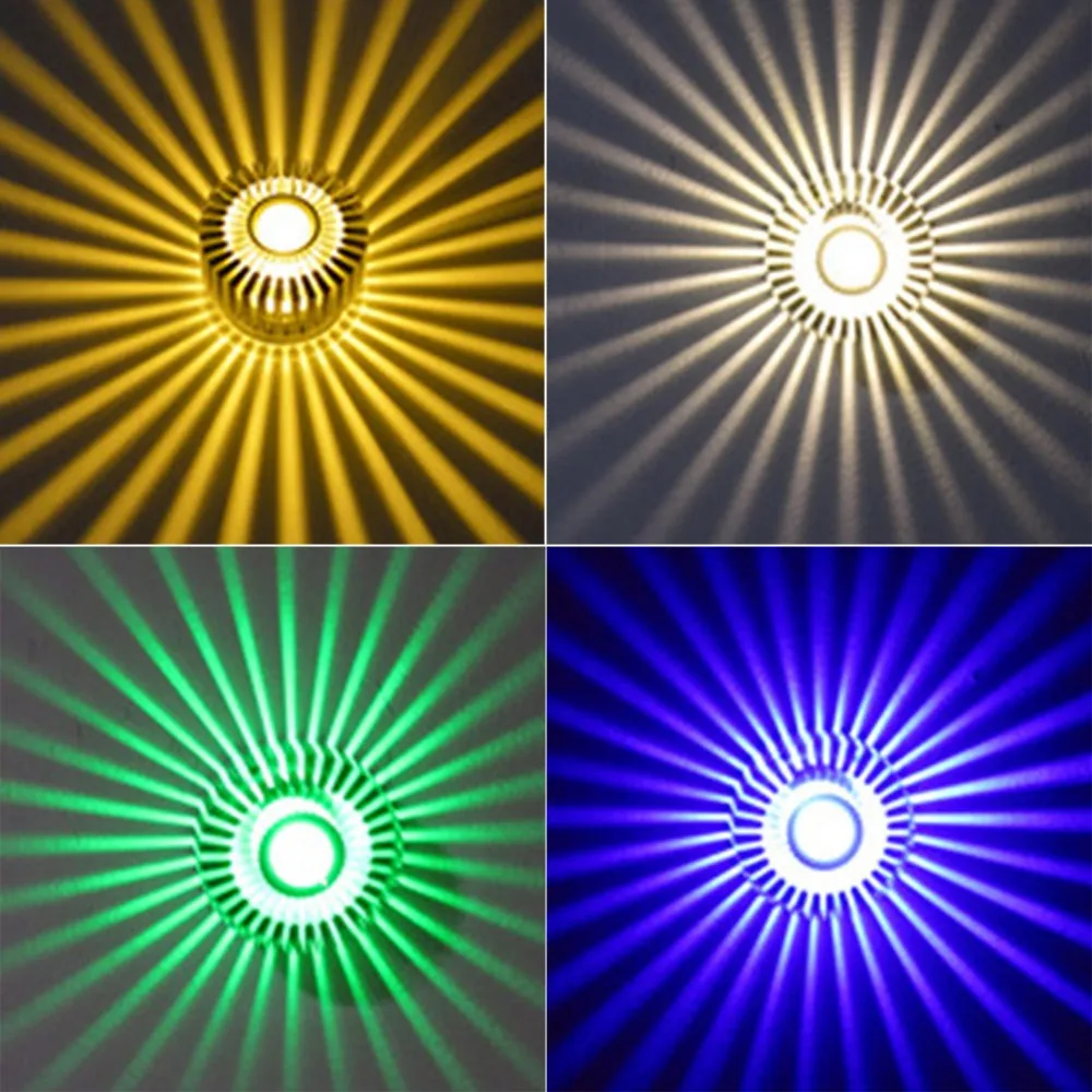 1 шт. светодиодный настенный светильник для коридора креативный алюминиевый фон