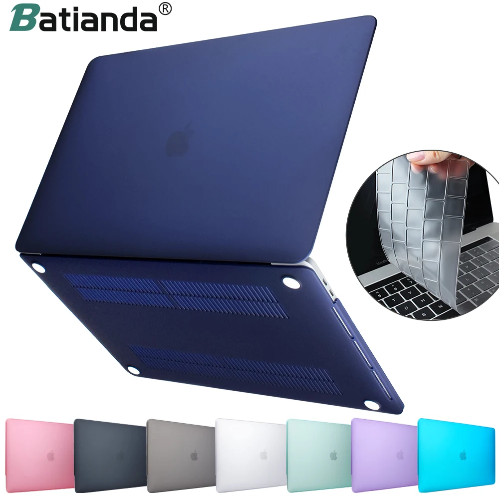 Новый жесткий матовый чехол с кристаллами для MacBook Air 11 air 13 дюймов A1466 A1932 A2179 Pro 15 - Фото №1