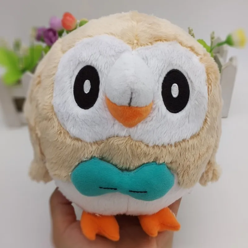 Rowlet плюшевая игрушка Солнце Луна стартер животное кукла для детей игрушка высокое качество