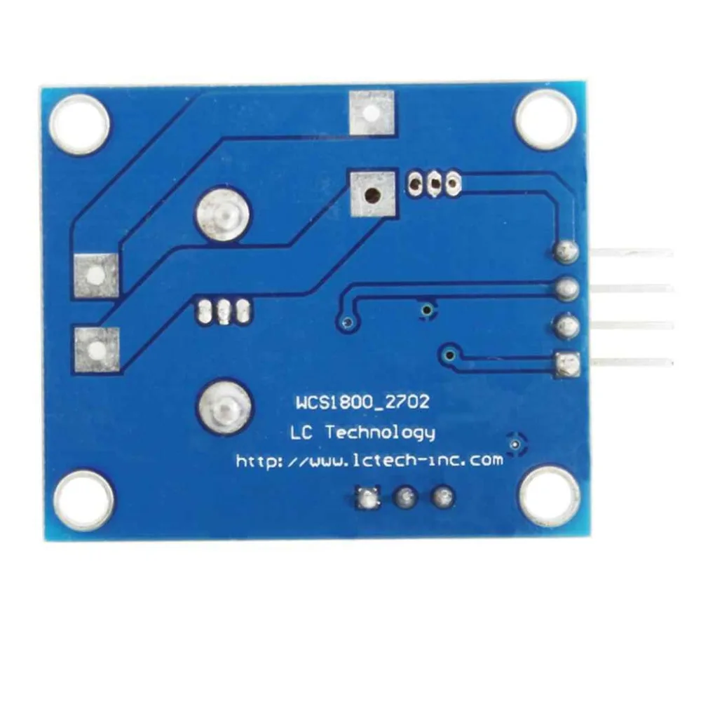 WCS1800 DC 5V модуль датчика обнаружения тока Холла 35A короткого замыкания защиты от