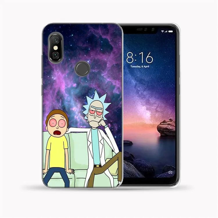 3 Для Xiaomi mi A1 A2 8 Lite Mate 9 8 Pro 5X 6X крышка Рик и Морти мягкий чехол из ТПУ с принтом "для Red mi 5 5A 6 7 7A Y3 K20 Pro Note 4 4X5 6 7 Pro - Цвет: 3