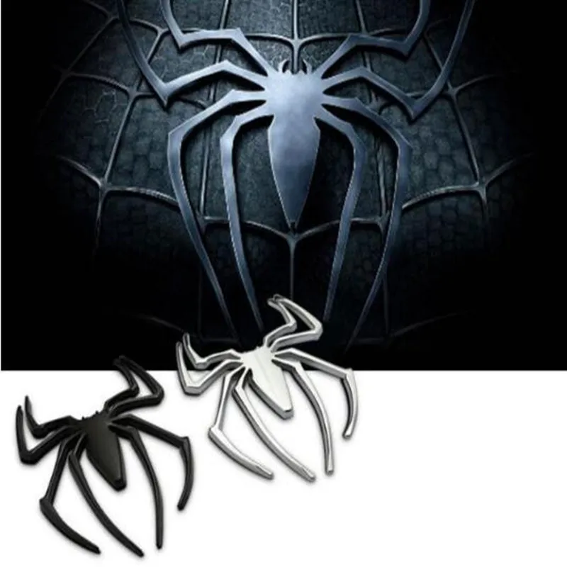 

MR TEA New Spider Cute Car Sticker Badge 3D Animal Auto Motorcycle Decal Badge Emblem Sticker Car styling Accessories