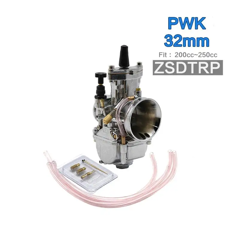 Y-32mm Alconstar-21 24 26 28 30 32 34 мм серый серебристый мотоцикл PWK Карбюратор с power Jet Carb для 2 T/4 T двигатель для Kawasaki KTM EXC - Цвет: Y-32mm