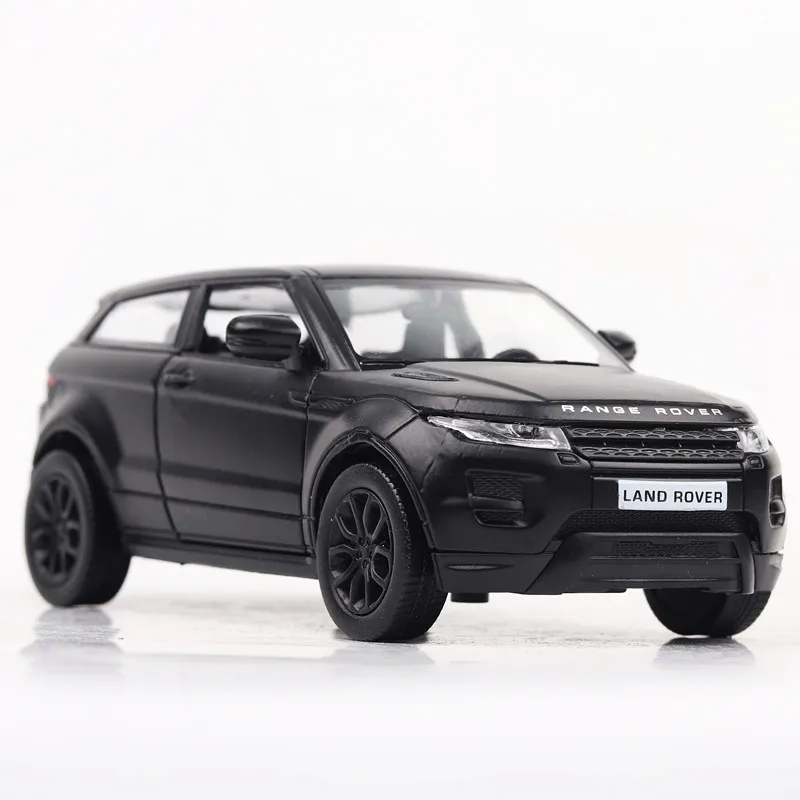 Лицензионная модель автомобиля 1/36 CH554008M BLack Evoque Diecast маленький автомобиль 5 дюймов