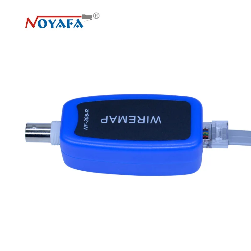 Network monitoring cable tester LCD NF-308 Wire Fault Locator LAN Network Coacial BNC USB RJ45 RJ11 blue color NF_308