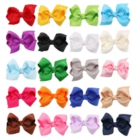 20pcs 20 colors 3 inch newborn girl ribbon bows clips hairpin girls hairbows boutique hair clips headware kids hair accessories