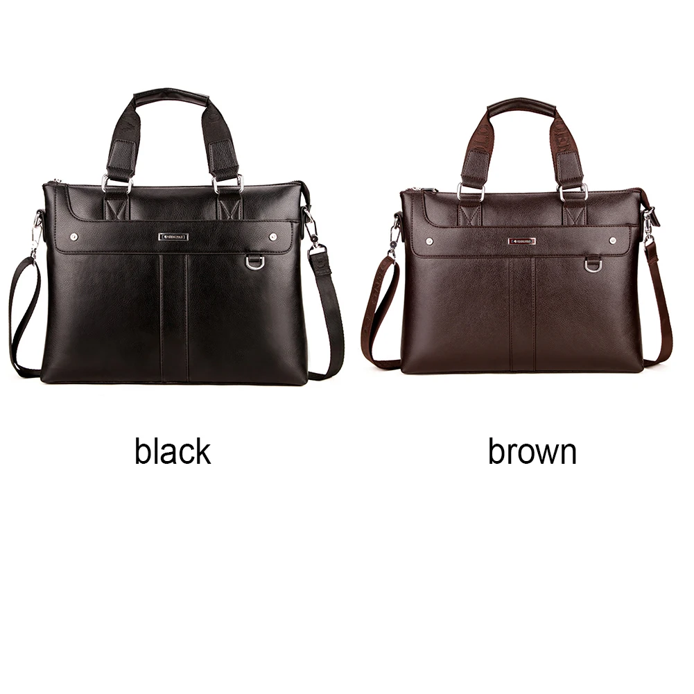Для мужчин портфель из ПУ кожи Бизнес сумка компьютер ноутбук мужчин|Мужские