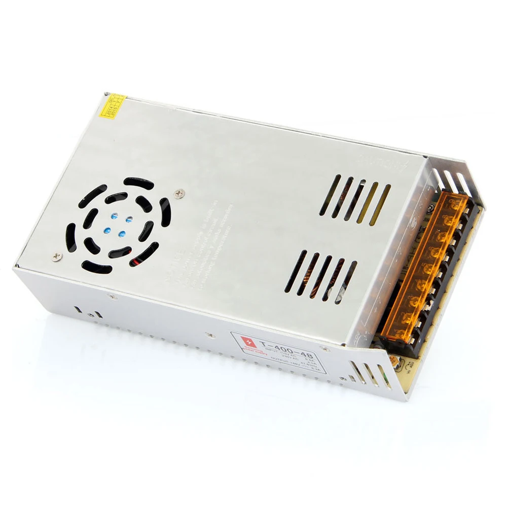 Новый 48V 8 3400 W DC Регулируемый импульсный источник питания серебристый |